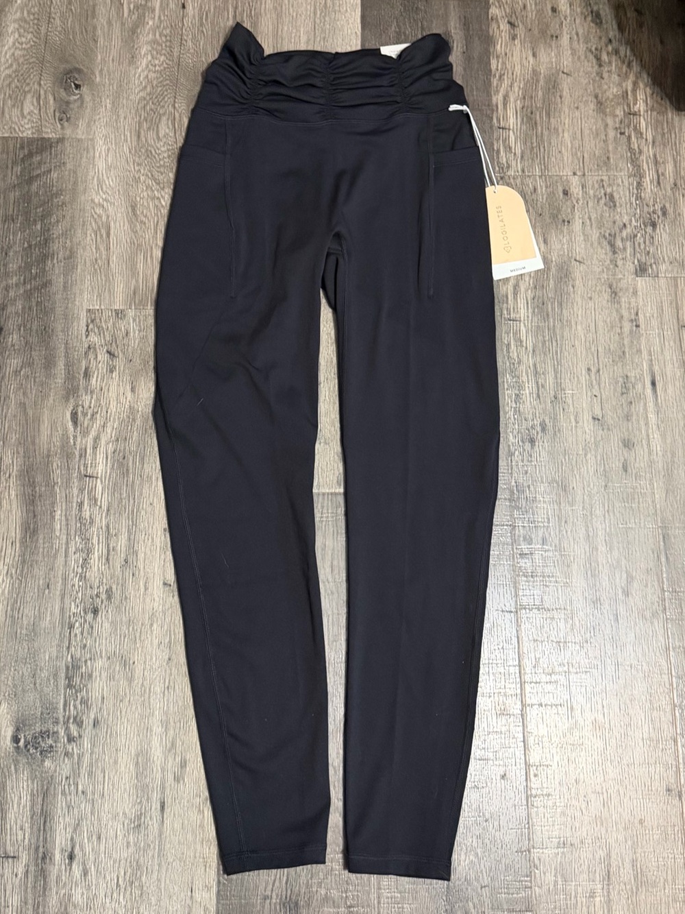NWT Blogilates for Target Ruched Waist Legging Black Size M Medium